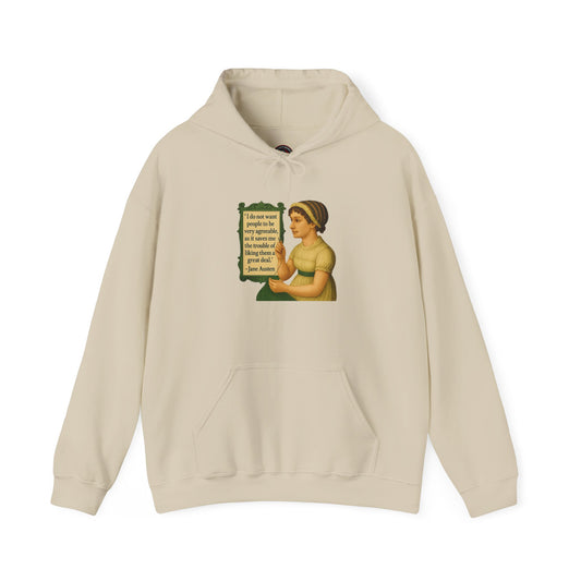 Austen Sweatshirt - Unisex Cozy Hoodie, Inspirational Gift, Everyday Style, Casual Wear, Art Design