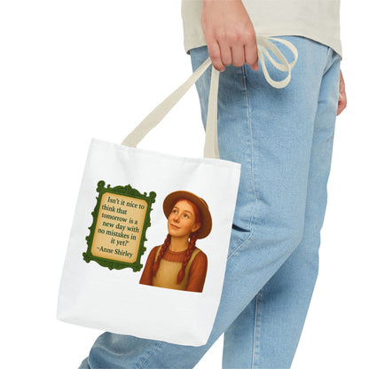 Anne Shirley Tote Bag - The Snarky Spinster, Book Lover Gift, Funny Library Bag, Reading Accessory, Literary Pun Design, Gifts for Readers