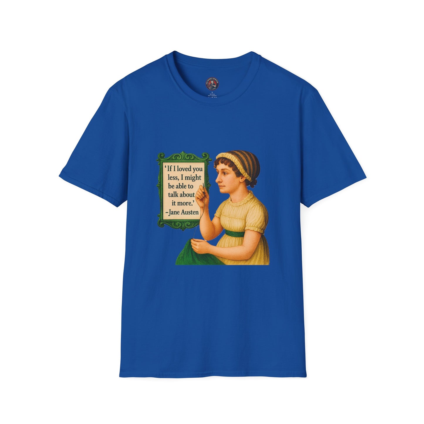 Jane Austen Quote Unisex T-Shirt, Literary Tee, Classic Literature Shirt, Book Lover Gift, Literary Gifts for Readers, English Major Apparel