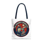 Copy of Patriotic Snarky Spinster Tote Bag - Fun Grocery Bag, Gift for Feminists, Retro Style, Sustainability, Everyday Use