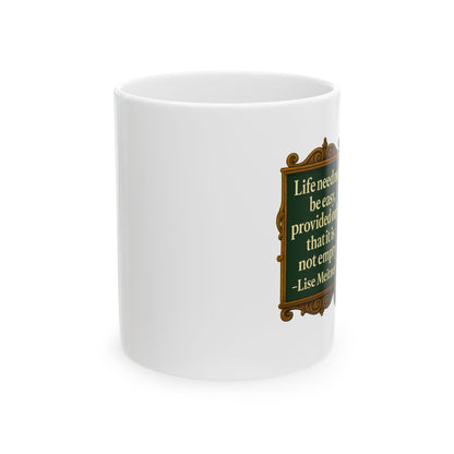 The Meitner Ceramic Mug - Fun Coffee Cup for Artists, Unique Gift for Craft Lovers, Perfect for Birthdays, Anniversaries, and [...]