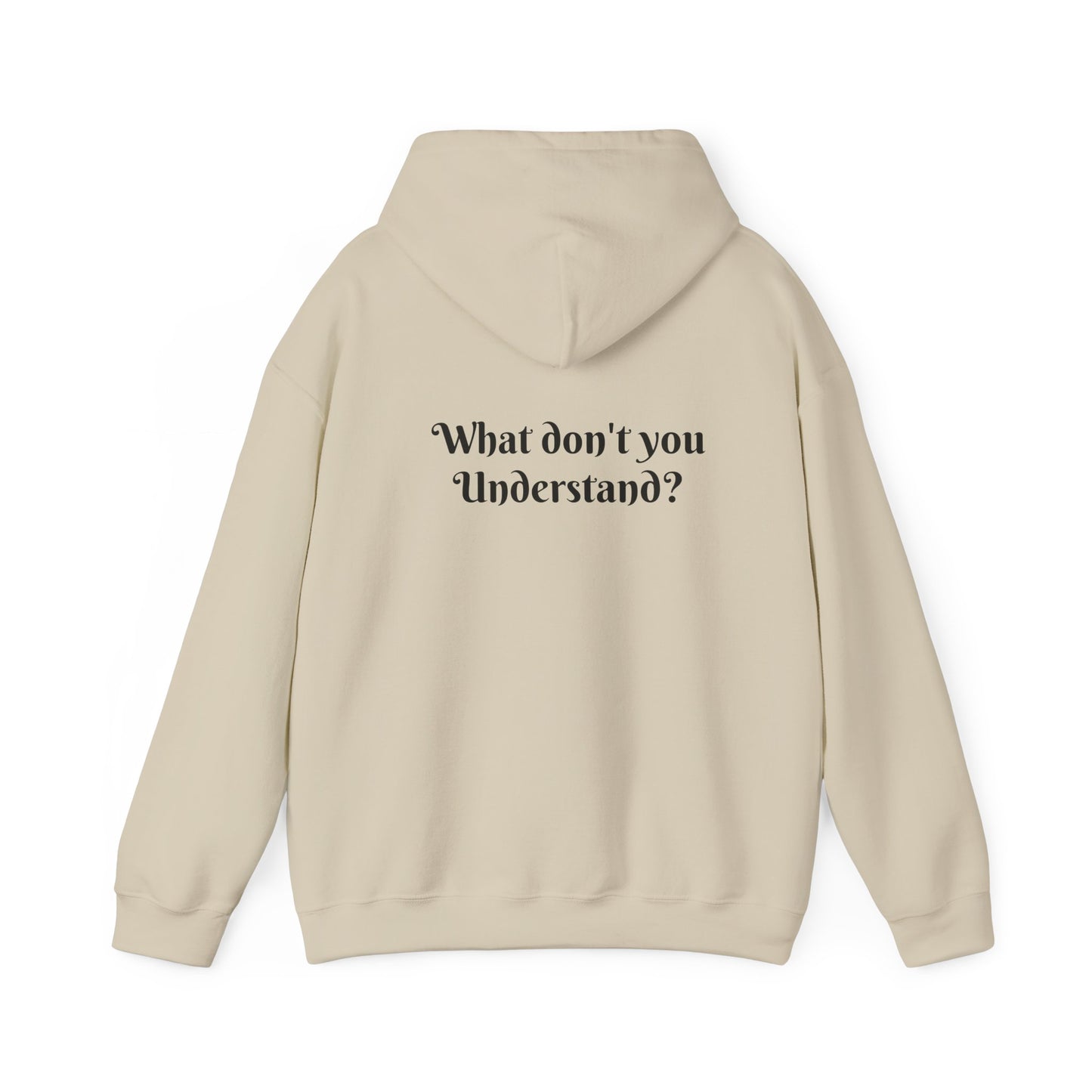 JC Frustrated Sweatshirt - Unisex Cozy Hoodie, Inspirational Gift, Everyday Style, Casual Wear, Art Design