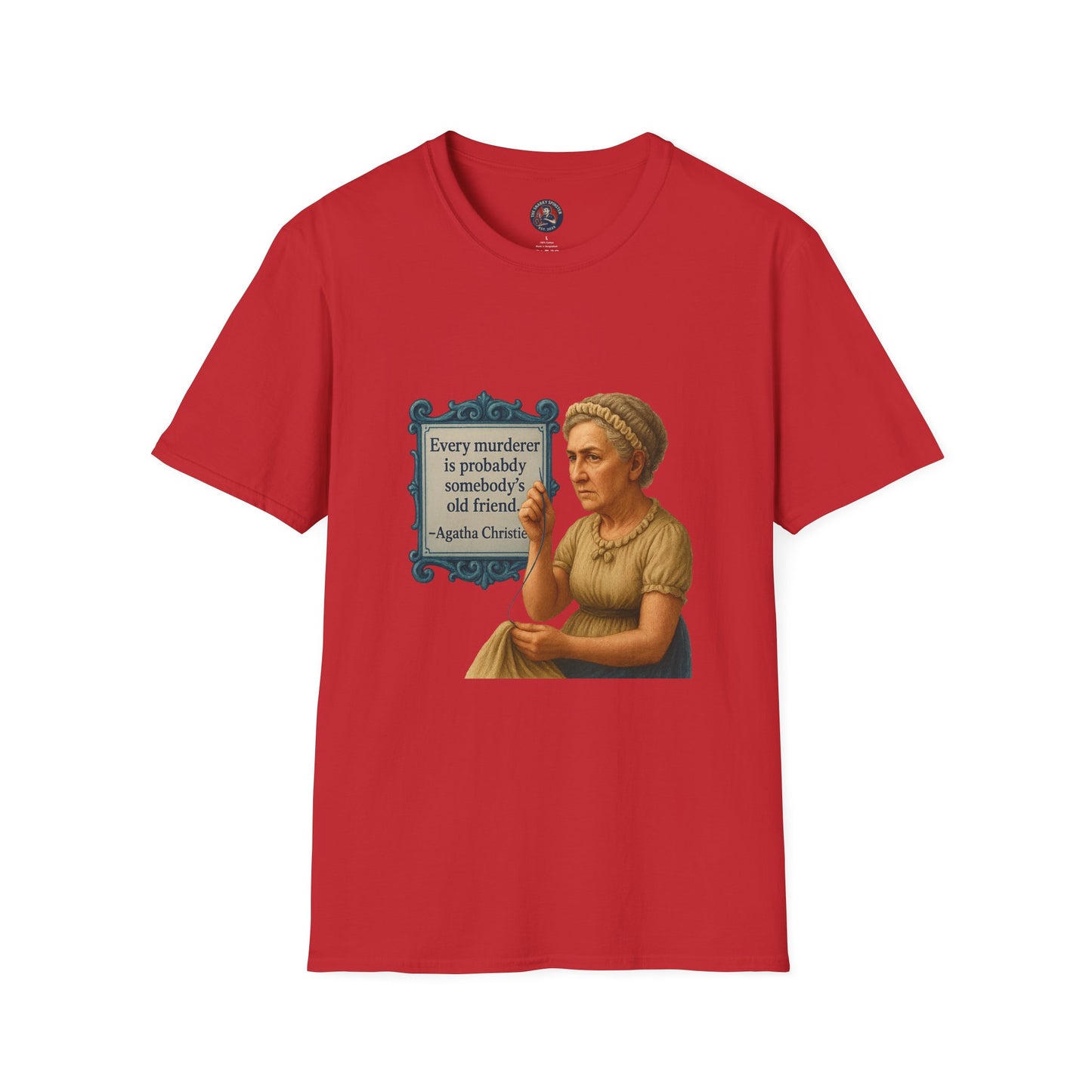 Agatha Christie Quote T-Shirt, Mystery Lover Gift, Book Lover Tee, Literary Tshirt, Reader Shirt