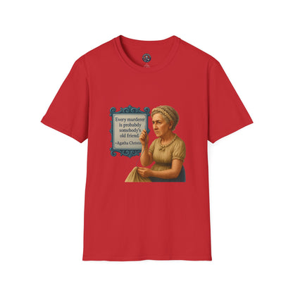 Agatha Christie Quote T-Shirt, Mystery Lover Gift, Book Lover Tee, Literary Tshirt, Reader Shirt