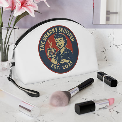 Makeup Bag - Coffee Addict Snarky Spinster Design