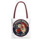 Patriotic Snarky Spinster Tote Bag - Fun Grocery Bag, Gift for Feminists, Retro Style, Sustainability, Everyday Use