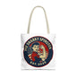 Patriotic Snarky Spinster Tote Bag - Fun Grocery Bag, Gift for Feminists, Retro Style, Sustainability, Everyday Use