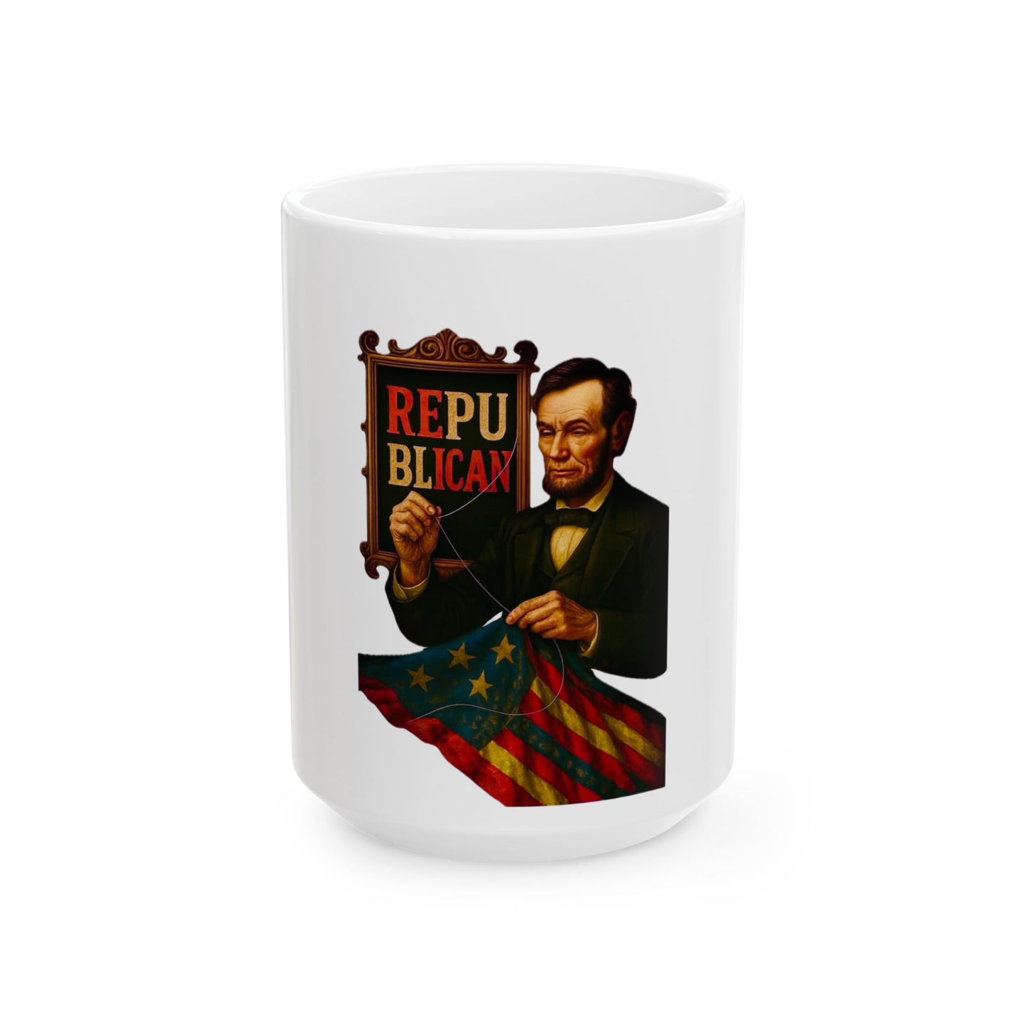 The Lincoln Ceramic Mug - Fun Coffee Cup for Artists, Unique Gift for Craft Lovers, Perfect for Birthdays, Anniversaries, and [...]