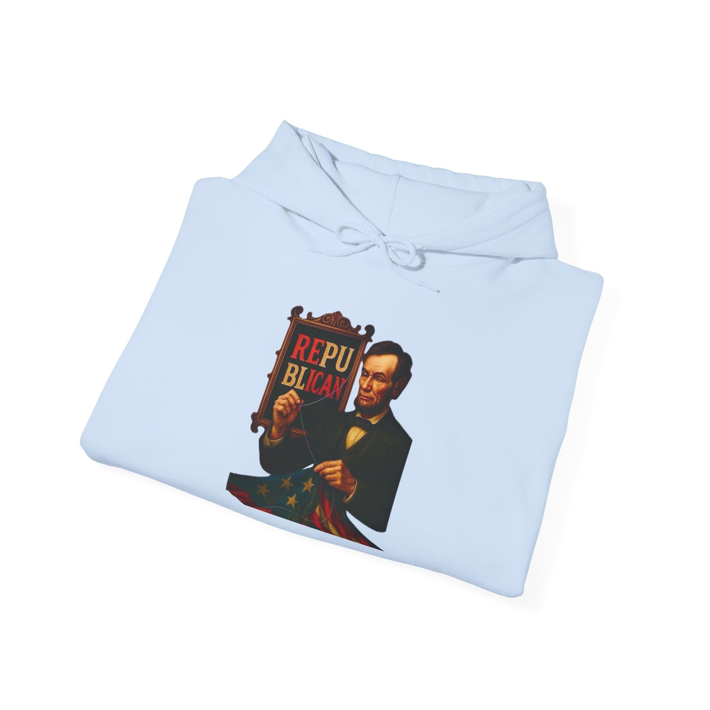 Lincoln Sweatshirt - Unisex Cozy Hoodie, Inspirational Gift, Everyday Style, Casual Wear, Art Design