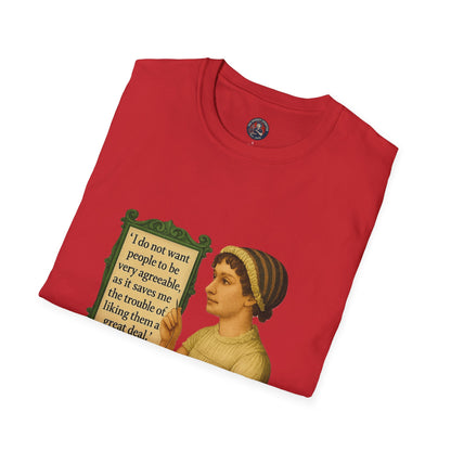 Jane Austen Quote Unisex T-Shirt, Literary Tee, Classic Literature Shirt, Book Lover Gift, Literary Gifts for Readers, English Major Apparel