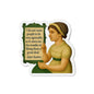 Austen Quote Die-Cut Magnet - Fun Home Decor, Gift for Crafters, Quirky Kitchen Decor, Artsy Refrigerator Magnet, Unique Gift Idea
