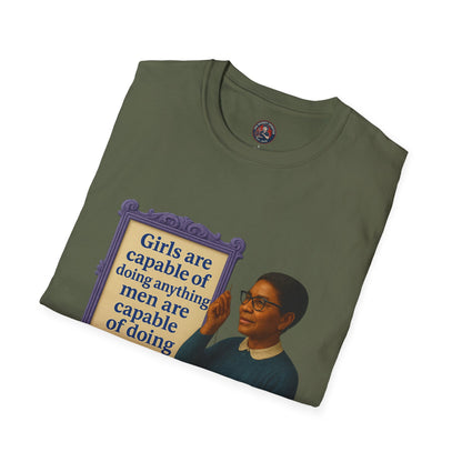 Unisex Softstyle T-Shirt - Katherine Johnson, Inspirational Tee, Gift for Activists, Comfortable Everyday Wear, Perfect for Celebrations