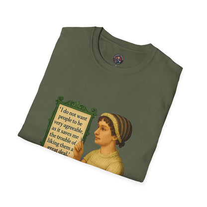 Jane Austen Quote Unisex T-Shirt, Literary Tee, Classic Literature Shirt, Book Lover Gift, Literary Gifts for Readers, English Major Apparel