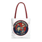 Copy of Patriotic Snarky Spinster Tote Bag - Fun Grocery Bag, Gift for Feminists, Retro Style, Sustainability, Everyday Use