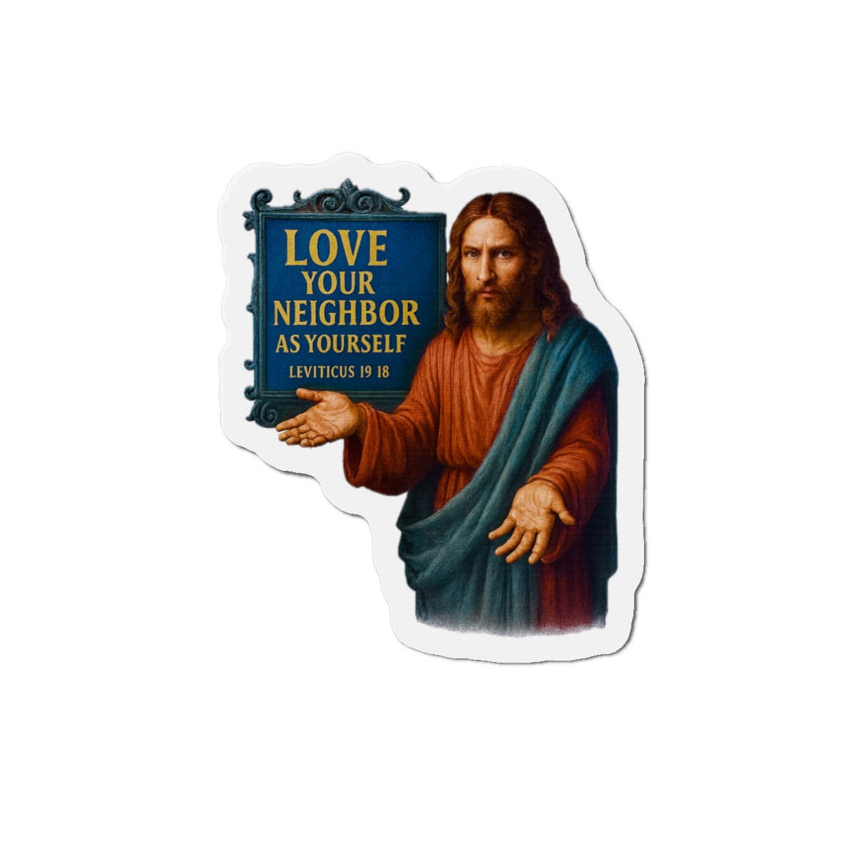 JC Die-Cut Magnet - Fun Home Decor, Gift for Crafters, Quirky Kitchen Decor, Artsy Refrigerator Magnet, Unique Gift Idea