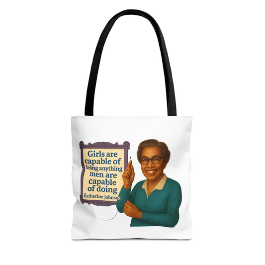 Johnson Tote Bag, Vintage Americana Style, Ideal for, Shopping, Travel, Eco-Friendly Bag