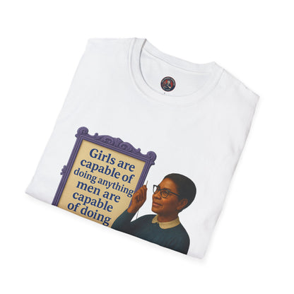 Unisex Softstyle T-Shirt - Katherine Johnson, Inspirational Tee, Gift for Activists, Comfortable Everyday Wear, Perfect for Celebrations