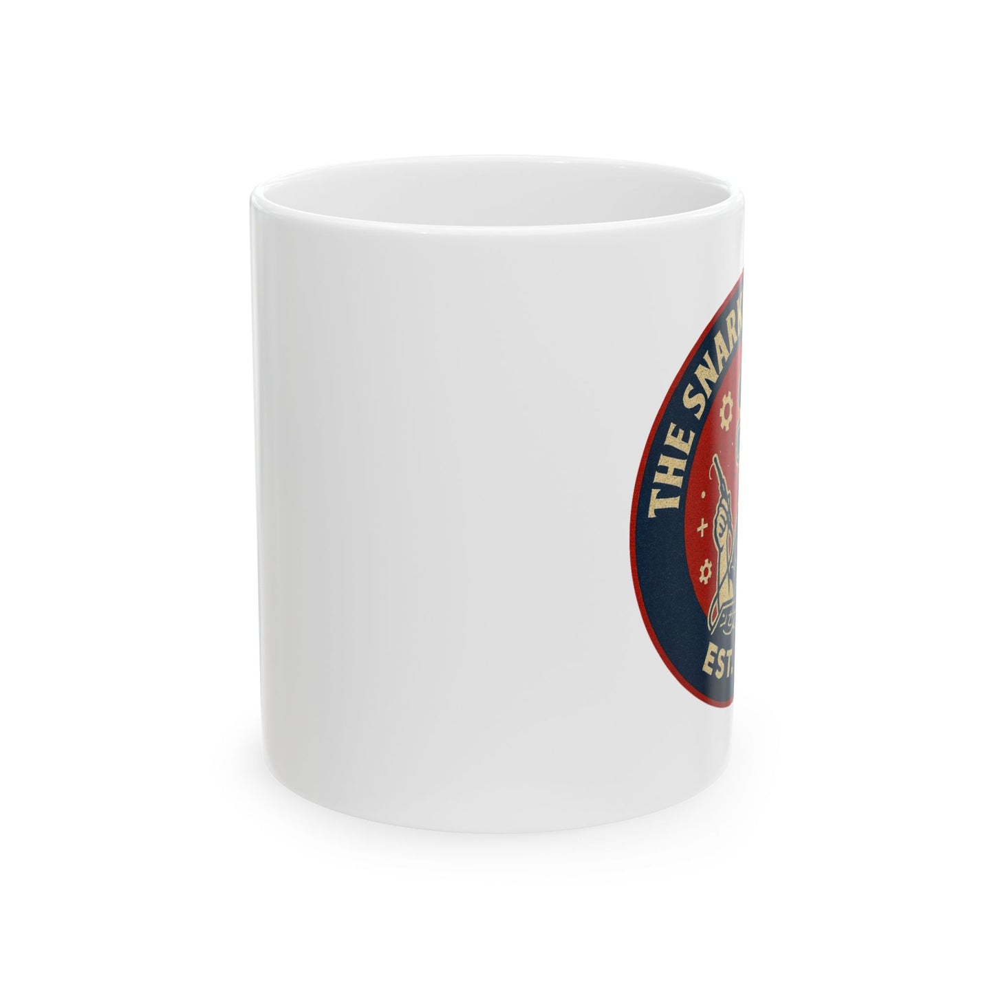 Tech Queen Ceramic Coffee Mug, Snarky Humor Mug, Gift for Coffee Lovers, Retro Design Mug, Great for Birthdays, Home or Office Decor