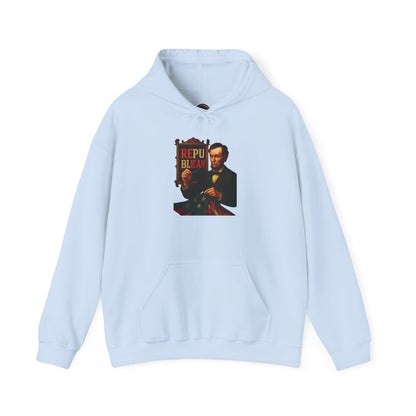 Lincoln Sweatshirt - Unisex Cozy Hoodie, Inspirational Gift, Everyday Style, Casual Wear, Art Design