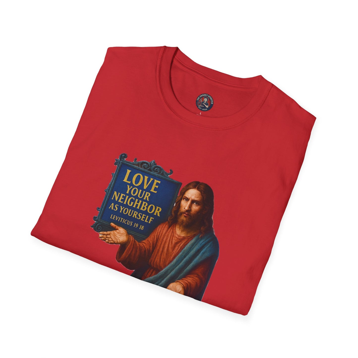 Unisex Softstyle T-Shirt - Frustrated JC, Inspirational Tee, Gift for Activists, Comfortable Everyday Wear, Perfect for Celebrations