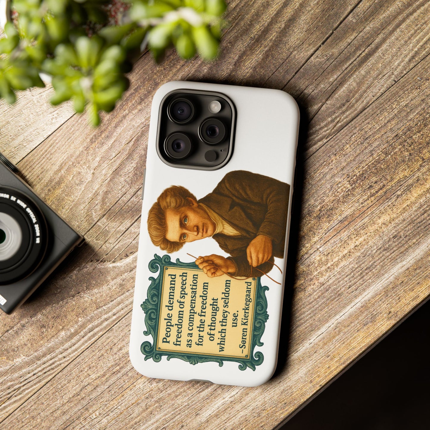 Kierkegaard Phone Case