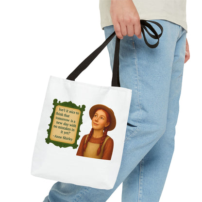 Anne Shirley Tote Bag - The Snarky Spinster, Book Lover Gift, Funny Library Bag, Reading Accessory, Literary Pun Design, Gifts for Readers