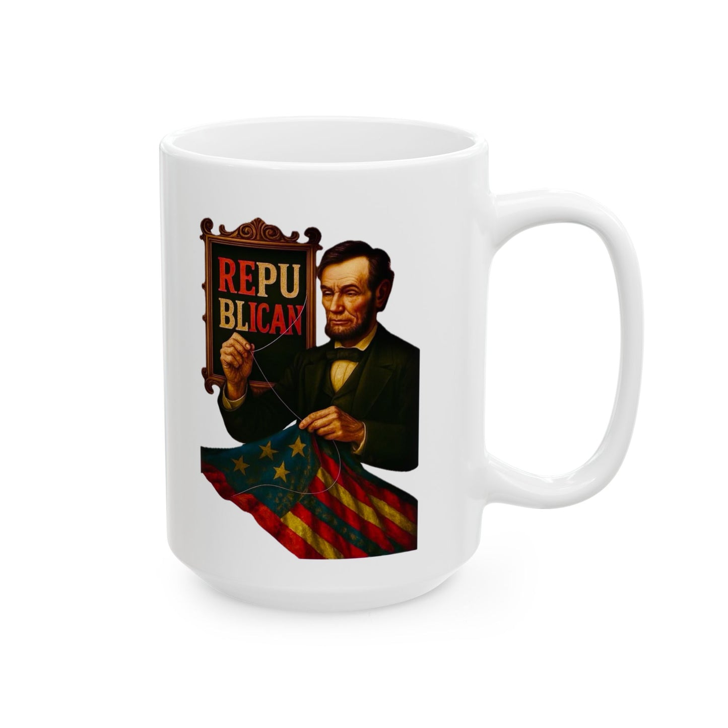 The Lincoln Ceramic Mug - Fun Coffee Cup for Artists, Unique Gift for Craft Lovers, Perfect for Birthdays, Anniversaries, and [...]