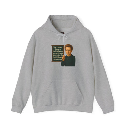 Curie Sweatshirt - Unisex Cozy Hoodie, Inspirational Gift, Everyday Style, Casual Wear, Art Design