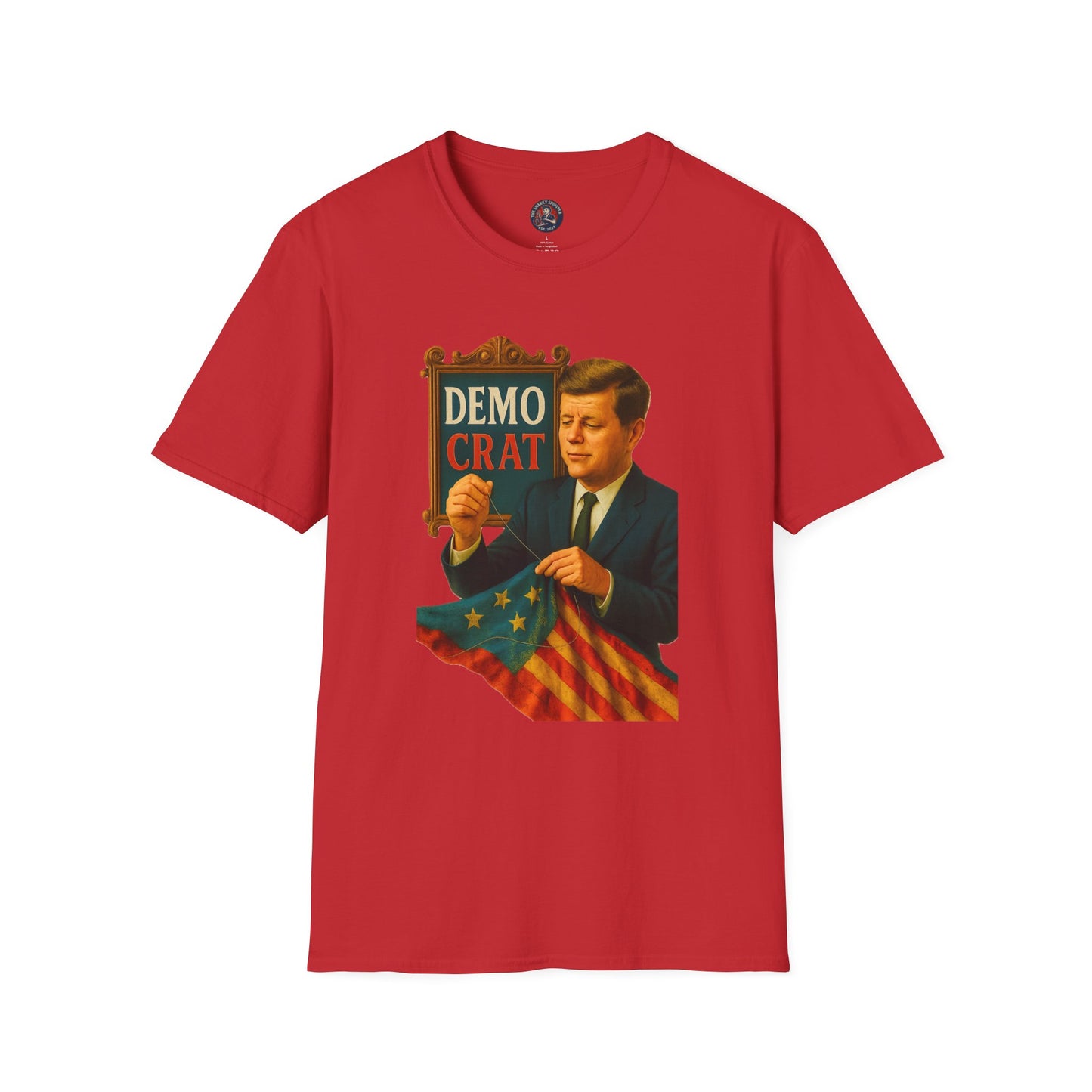 Unisex Softstyle T-Shirt - Democrat, Inspirational Tee, Gift for Activists, Comfortable Everyday Wear, Perfect for Celebrations
