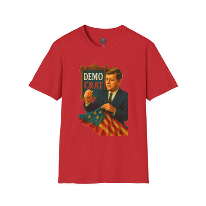 Unisex Softstyle T-Shirt - Democrat, Inspirational Tee, Gift for Activists, Comfortable Everyday Wear, Perfect for Celebrations