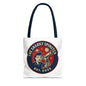 Copy of Patriotic Snarky Spinster Tote Bag - Fun Grocery Bag, Gift for Feminists, Retro Style, Sustainability, Everyday Use