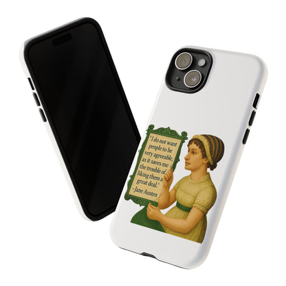 Jane Austen Phone Case