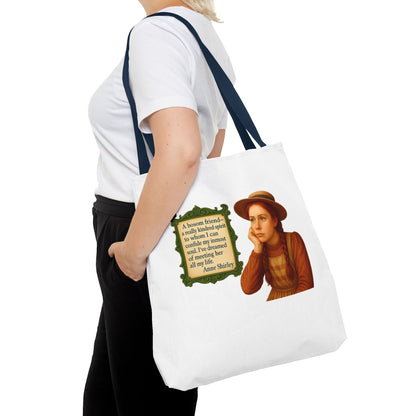 Anne Shirley Tote Bag - The Snarky Spinster, Book Lover Gift, Funny Library Bag, Reading Accessory, Literary Pun Design, Gifts for Readers