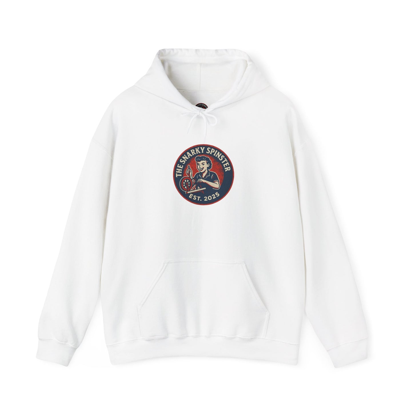 Snarky Spinster Logo Sweatshirt - Unisex Cozy Hoodie, Inspirational Gift, Everyday Style, Casual Wear, Art Design