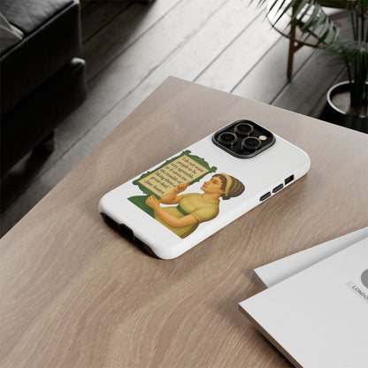 Jane Austen Phone Case
