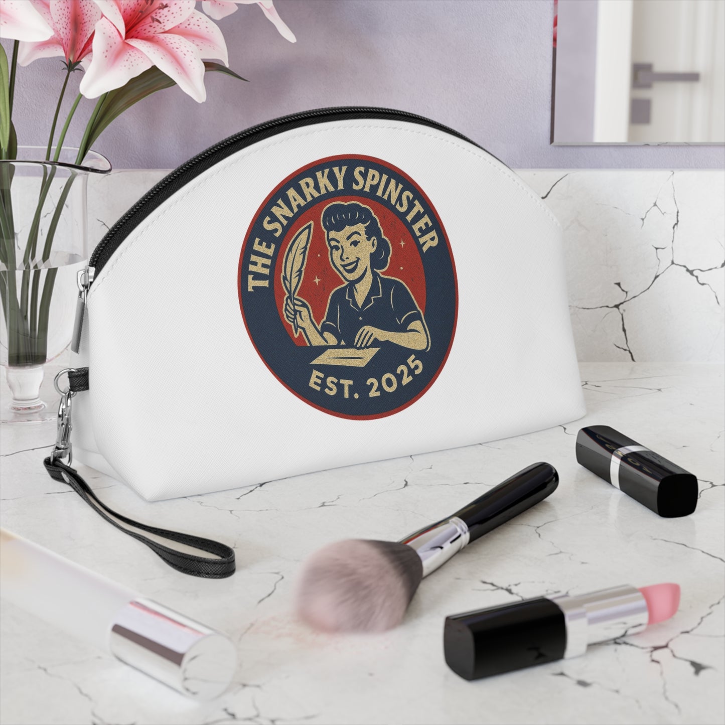 Makeup Bag - The Literary Snarky Spinster Design