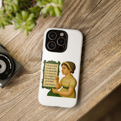 Jane Austen Phone Case