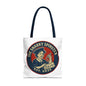 The Liberty Snarky Spinster Tote Bag - Fun Grocery Bag, Gift for Feminists, Retro Style, Sustainability, Everyday Use