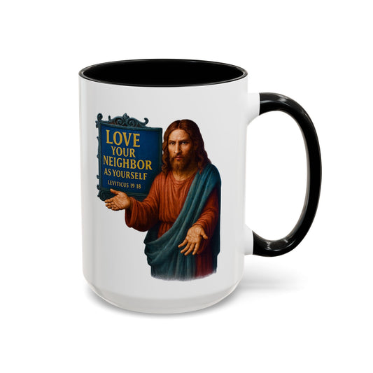 JC Frustrated Accent Coffee Mug, Vintage Decor Mug, Patriotic Coffee Cup, Americana Gift, Old Woman Art Mug