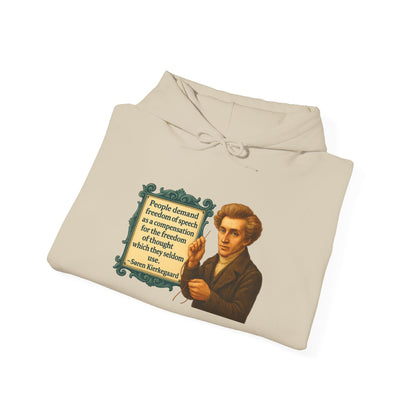 Kierkegaard Sweatshirt - Unisex Cozy Hoodie, Inspirational Gift, Everyday Style, Casual Wear, Art Design