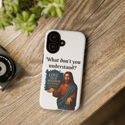 JC Frustrated Phone Case, Let Freedom Ring, American Pride Accessories, Gift for Veterans, 4th of July Decoration, Flag Lover's Case
