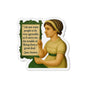 Austen Quote Die-Cut Magnet - Fun Home Decor, Gift for Crafters, Quirky Kitchen Decor, Artsy Refrigerator Magnet, Unique Gift Idea