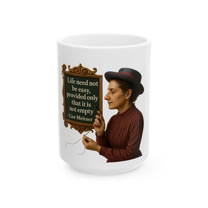 The Meitner Ceramic Mug - Fun Coffee Cup for Artists, Unique Gift for Craft Lovers, Perfect for Birthdays, Anniversaries, and [...]