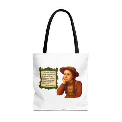 Anne Shirley Tote Bag - The Snarky Spinster, Book Lover Gift, Funny Library Bag, Reading Accessory, Literary Pun Design, Gifts for Readers