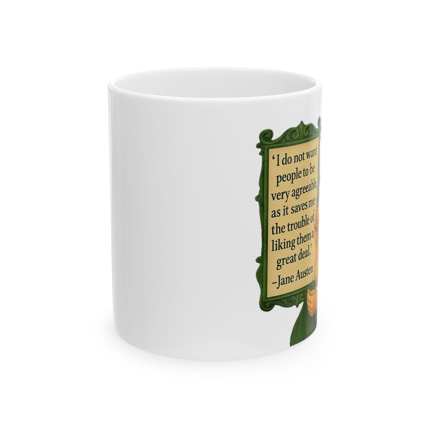 The Austen Ceramic Mug - Fun Coffee Cup for Artists, Unique Gift for Craft Lovers, Perfect for Birthdays, Anniversaries, and [...]