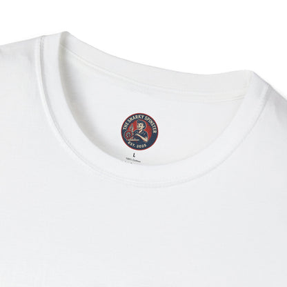 Unisex Softstyle T-Shirt - Snarky Spinster Logo, Inspirational Tee, Gift for Activists, Comfortable Everyday Wear, Perfect for Celebrations