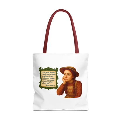 Anne Shirley Tote Bag - The Snarky Spinster, Book Lover Gift, Funny Library Bag, Reading Accessory, Literary Pun Design, Gifts for Readers