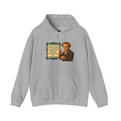Kierkegaard Sweatshirt - Unisex Cozy Hoodie, Inspirational Gift, Everyday Style, Casual Wear, Art Design