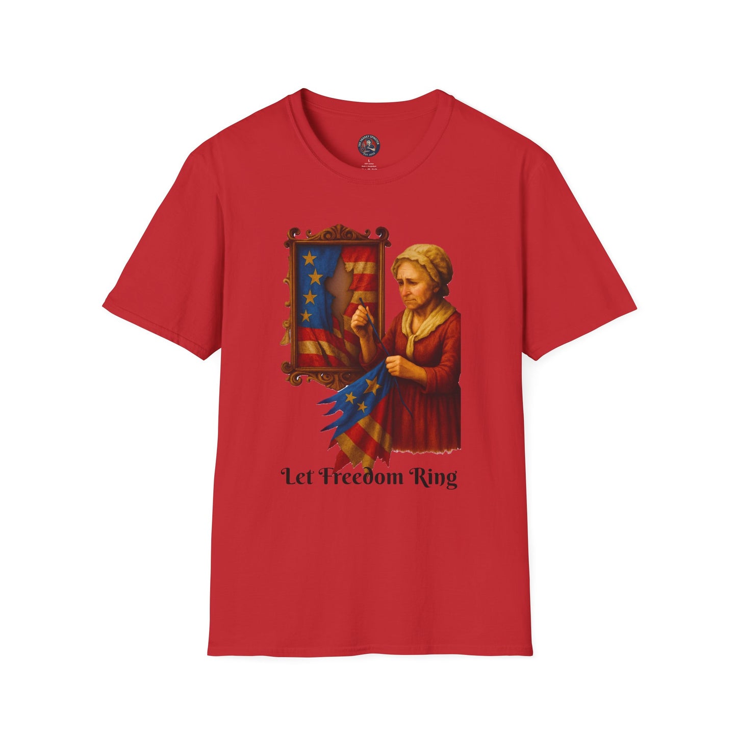 Unisex Softstyle T-Shirt - Let Freedom Ring, Inspirational Tee, Gift for Activists, Comfortable Everyday Wear, Perfect for Celebrations