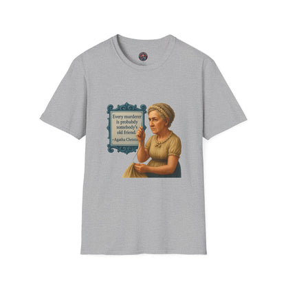Agatha Christie Quote T-Shirt, Mystery Lover Gift, Book Lover Tee, Literary Tshirt, Reader Shirt